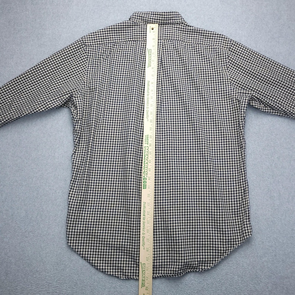 Ralph Lauren Shirt Mens Large Blue Check Classic Fit Long Sleeve Button Down‎ - Picture 7 of 11